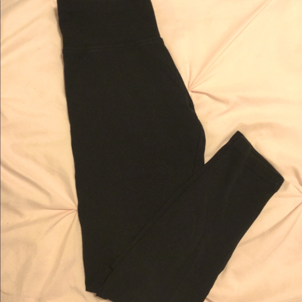 Girls black justice leggings